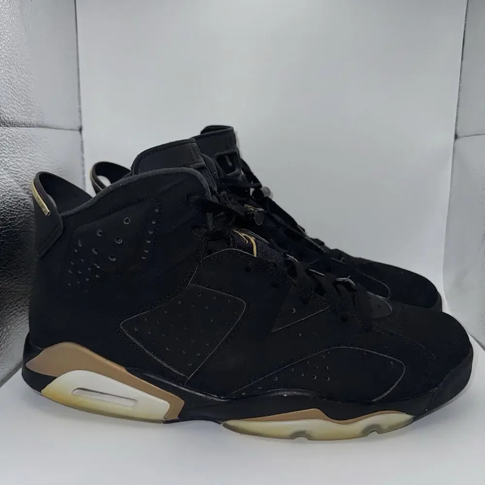 Air Jordan 6 Retro DMP Defining Moments Black Gold CT4954-007 Men’s Size 14
